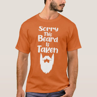 Sorry, deze baard wordt genomen Grappig Land Retro T-shirt