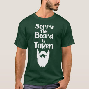 Sorry, deze baard wordt genomen Grappig Land Retro T-shirt
