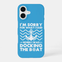 Sorry Dock the Boat Grappige Bootkapitein Zeilen