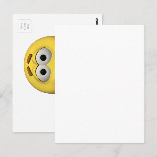 Sorry emoticon briefkaart (Voorkant / Achterkant)