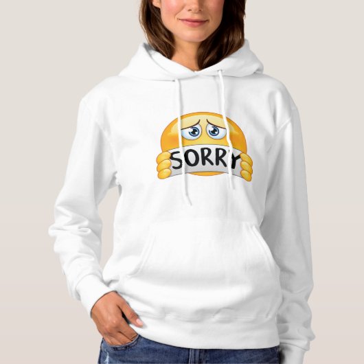 Sorry Emoticon Hoodie (Voorkant)