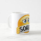 Sorry Emoticon Koffiemok (Voorkant links)