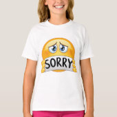 Sorry Emoticon T-shirt (Voorkant)