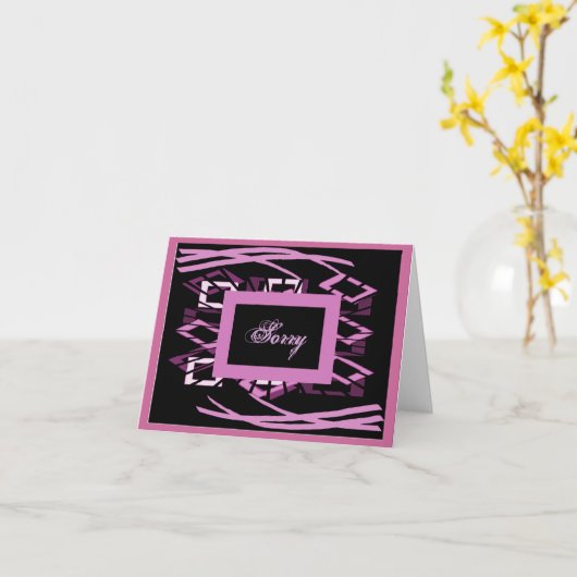 Sorry excuses kaart (Gele Bloem)