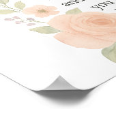 Sorry/Excuses\ Vergeving Bloemen Poster (Hoek)