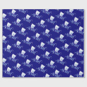 SORRY EYES BEER OP DONKERBLAUW CADEAUPAPIER (Vlak)