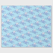 SORRY EYES BEER OP LICHTBLAUW CADEAUPAPIER (Vlak)