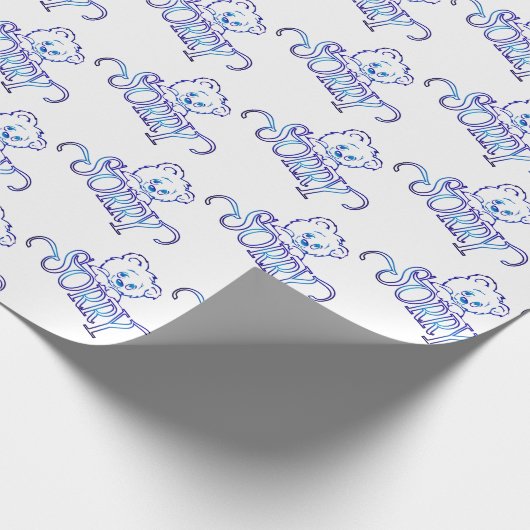 SORRY EYES BEER OP WIT CADEAUPAPIER (Hoek)