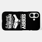Sorry For What I Said Physical Therapy Recovery Case-Mate iPhone Case (Achterkant (horizontaal))