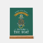 Sorry For What I Said While Docking Acryl Bord (Voorkant)