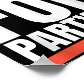 Sorry Funny For Partying Present, Valentines Day  Poster (Hoek)