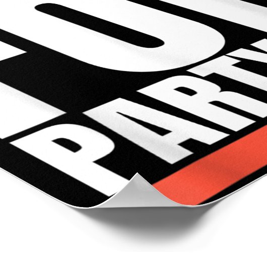 Sorry Funny For Partying Present, Valentines Day Poster (Hoek)