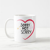 Sorry, geen gekke sorry mok (Links)