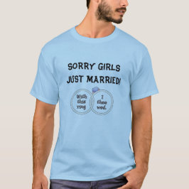 SORRY GIRLS IS GEMAAKT! T-SHIRT
