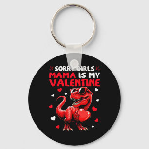 Sorry Girls Mama Is Mijn Valentijnsdag Dinosaurus Sleutelhanger