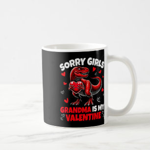 Sorry Girls Oma Is Mijn Valentijn Dinosaurus Vakan Koffiemok
