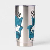 Sorry Got Plans Funny Cat Lover Gift  Geïsoleerde Drinkbeker (Links)