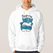 Sorry Got Plans Funny Cat Lover Gift  Hoodie (Voorkant)