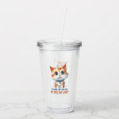 Sorry, heb ik mijn ogen hardop uitgestoken? – Sass Acryl Drinkbeker (Achterkant)