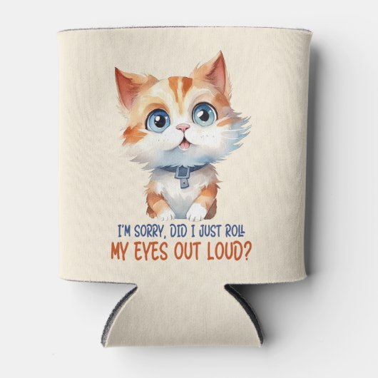 Sorry, heb ik mijn ogen hardop uitgestoken? – Sass Blikjeskoeler (Voorkant)