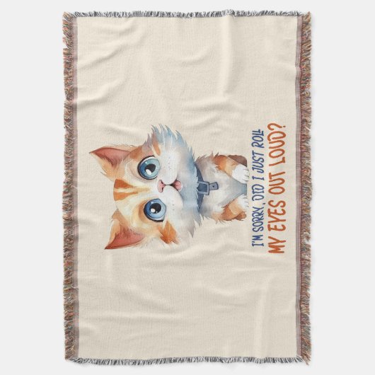 Sorry, heb ik mijn ogen hardop uitgestoken? – Sass Deken (Voorkant Verticaal)