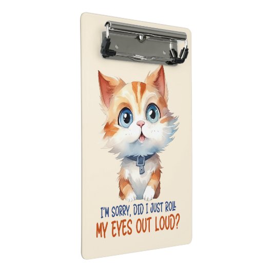 Sorry, heb ik mijn ogen hardop uitgestoken? – Sass Mini Klembord (Schuin)