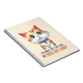 Sorry, heb ik mijn ogen hardop uitgestoken? – Sass Notitieboek (Rechterzijde)