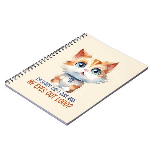 Sorry, heb ik mijn ogen hardop uitgestoken? – Sass Notitieboek (Linkerzijde)