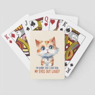 Sorry, heb ik mijn ogen hardop uitgestoken? – Sass Pokerkaarten