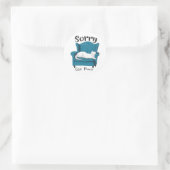 Sorry, heb plannen Fun Cat Lover Cadeau Ronde Sticker (Tas)