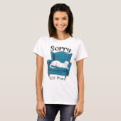 Sorry, heb plannen Fun Cat Lover Cadeau T-shirt (Voorkant volledig)