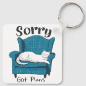 Sorry, heb plannen Fun kattenliefhebber cadeau Sleutelhanger (Achterkant)