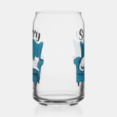 Sorry, heb plannen - Grappig cadeau voor kattenlie Blikvorm Glas (Links)