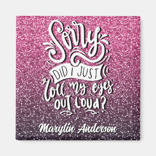 SORRY HEEFT IK MIJN OGEN GEWOON GELUIDSTYPOGRAFIE MAGNEET