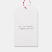 Sorry, het is geen puppy grappige kerst cadeaulabel (Achterkant)