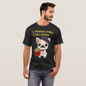 Sorry, het is Les Frites, niet ‘friet’! T-shirt (Voorkant volledig)