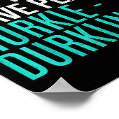 Sorry I Can't Have Plans Hurkle Durkling Funny Hur Poster (Hoek)