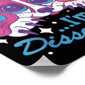 Sorry I Can't Hear You I'm Dissociating Funny Dog Poster (Hoek)