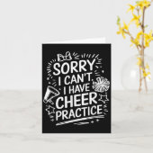 Sorry I Can't I Have Cheer Practice, Cheering Chee Kaart (Gele Bloem)