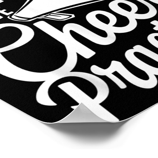 Sorry I Can't I Have Cheer Practice Cheerleader Ch Poster (Hoek)