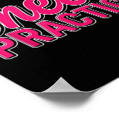 Sorry I Can't I Have Cheer Practice Cheerleader Ch Poster (Hoek)