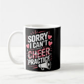 Sorry I Can't I Have Cheer Practice Cheerleader Koffiemok (Links)