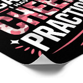 Sorry I Can't I Have Cheer Practice Cheerleader  Poster (Hoek)