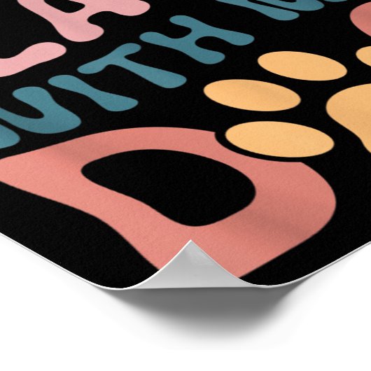 Sorry I Can't I Have Plans With My Dog Poster (Hoek)