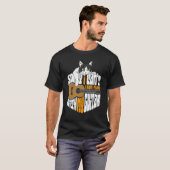 Sorry I Can't I Have Plans With My Guitar, Cat Say T-shirt (Voorkant volledig)