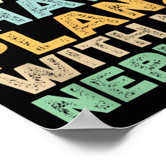 Sorry I Can't I Have Plans With My Nephew Poster (Hoek)