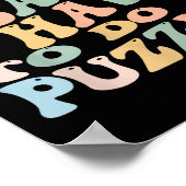 Sorry I Can't I Have To Do Puzzle Womens Humor Puz Poster (Hoek)