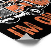 Sorry I Can't I'm On Call Funny Tow Truck Driver T Poster (Hoek)