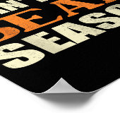 Sorry I Can't It's Bear Season Funny Tees For Hunt Poster (Hoek)