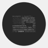 Sorry I Can't It's Deer Season Hunting  Ronde Sticker (Voorkant)